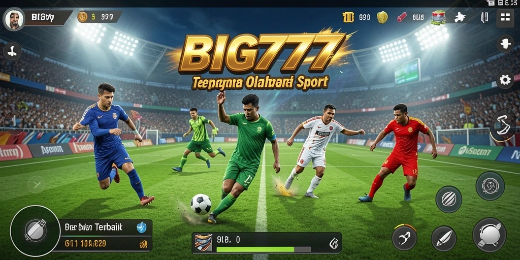 Tampilan menarik saat bermain game olahraga BIG777.