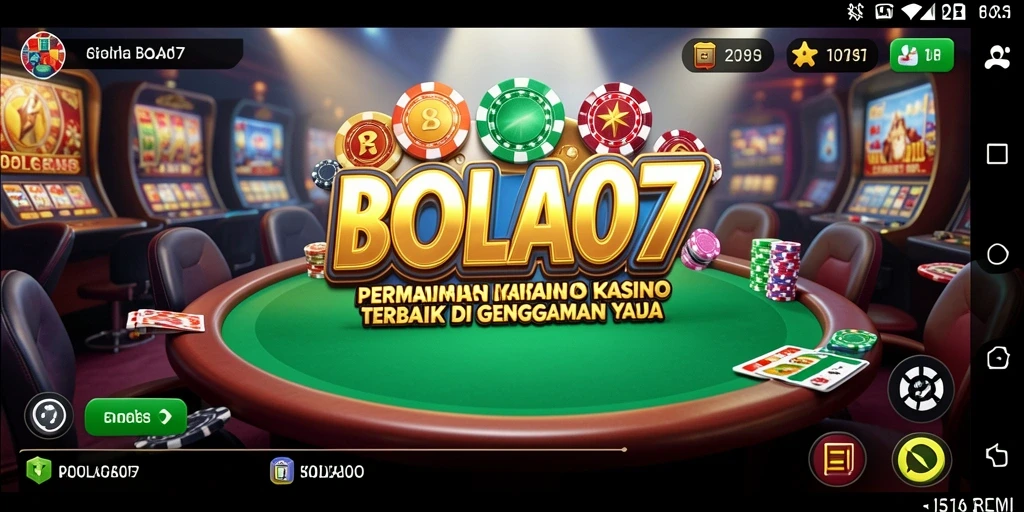 Tampilan gameplay BOLA07 yang seru dan menarik.
