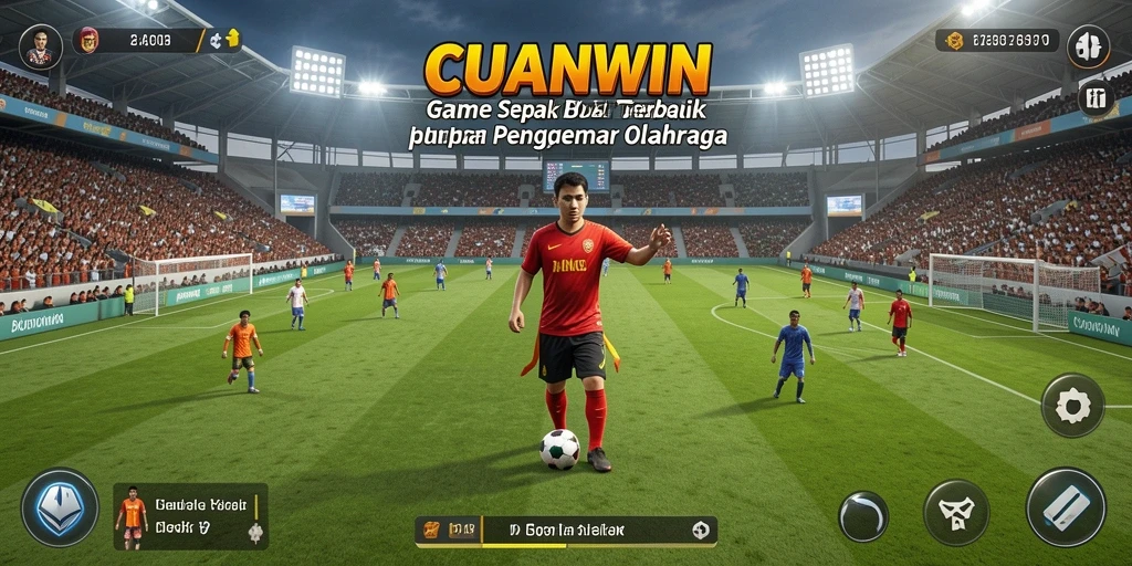 Tampilkan aksi seru gameplay sepak bola CUANWIN.