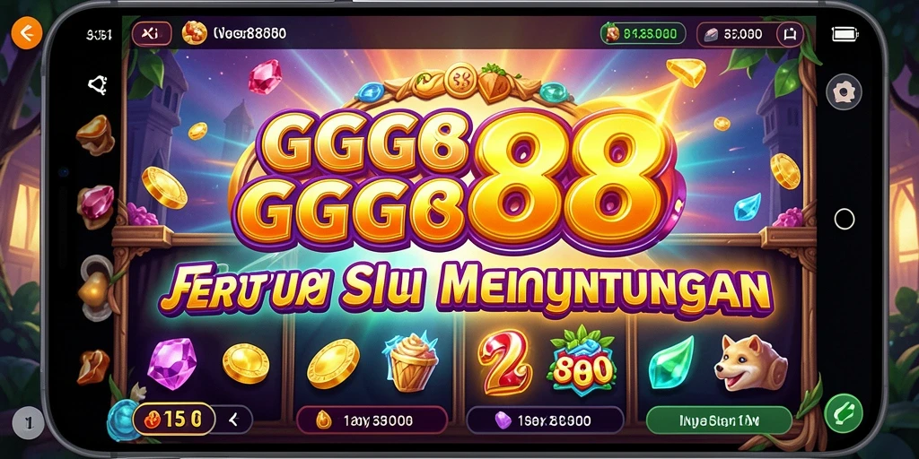 Screenshot GGG888 menampilkan pemain menikmati gameplay Slot yang seru.