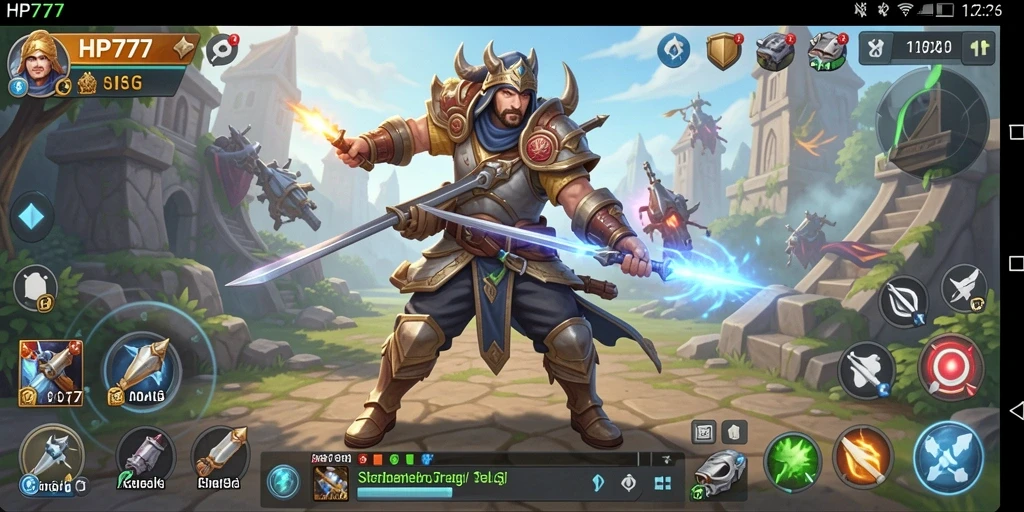 Screenshot HP777 menampilkan gameplay strategi yang mendebarkan dan interaksi sosial.