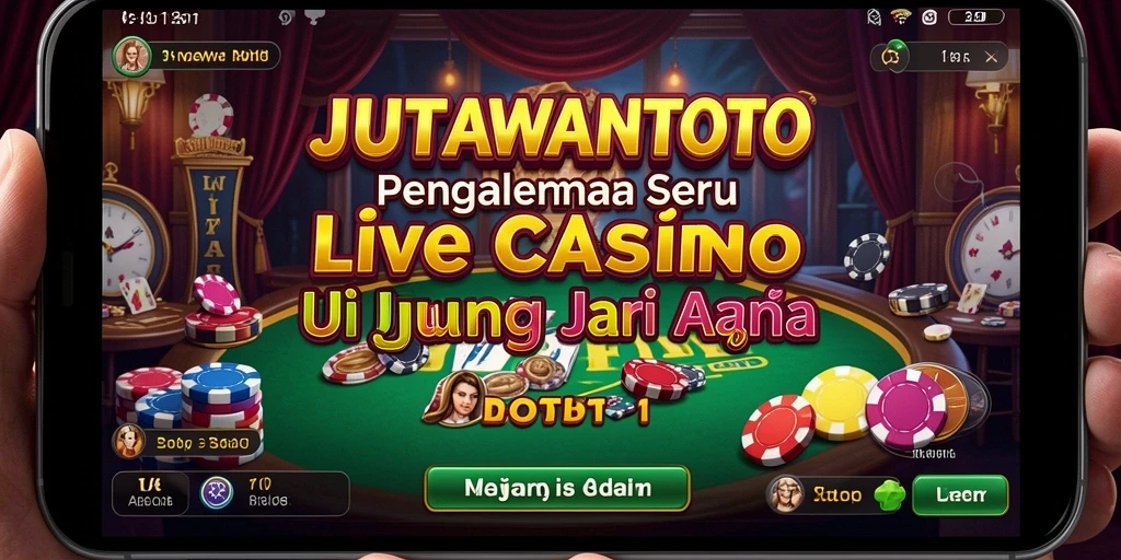 Screenshot menarik dari permainan Live Casino JUTAWANTOTO.