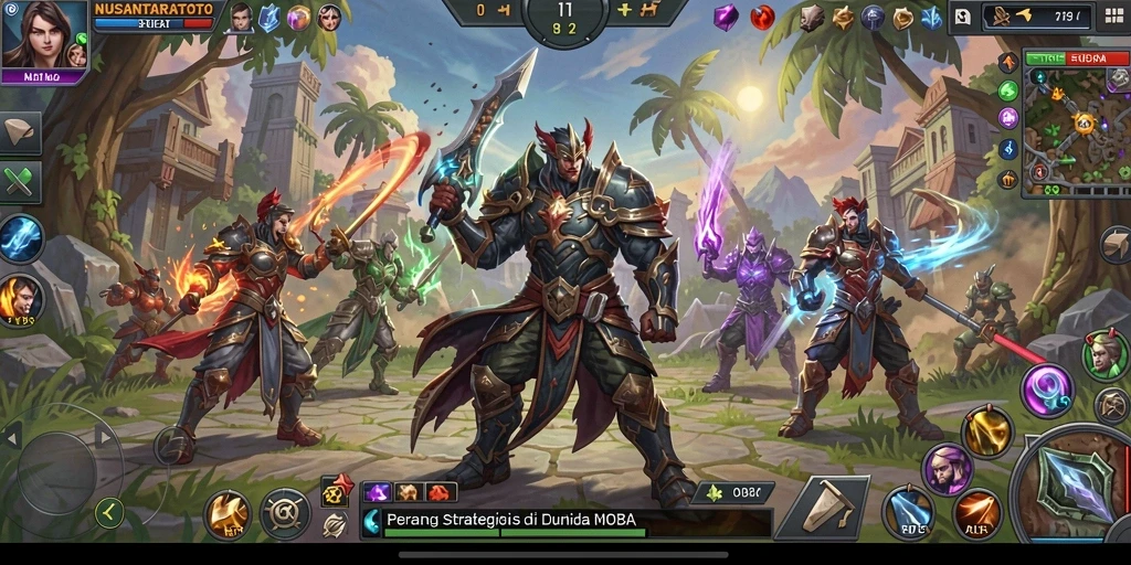 Screenshot gameplay NUSANTARATOTO yang penuh aksi.