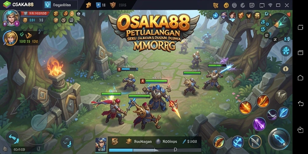 Tampilan gameplay menarik dan penuh aksi di OSAKA88.