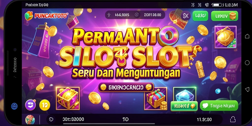 Tampilan menarik dari permainan slot PUNCAKTOTO saat dimainkan.