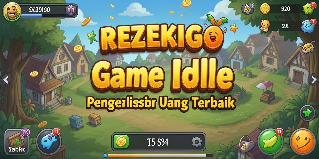 Tangkapan layar gameplay <strong>REZEKIGO</strong> yang menampilkan aksi Idle yang menarik.
