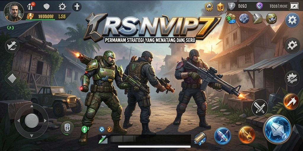 Tampilan gameplay RSNVIP7 yang seru dan menantang dengan berbagai unit strategi.