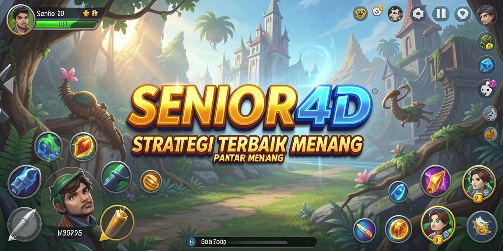 Gameplay SENIOR4D yang penuh strategi dan taktik mendebarkan.